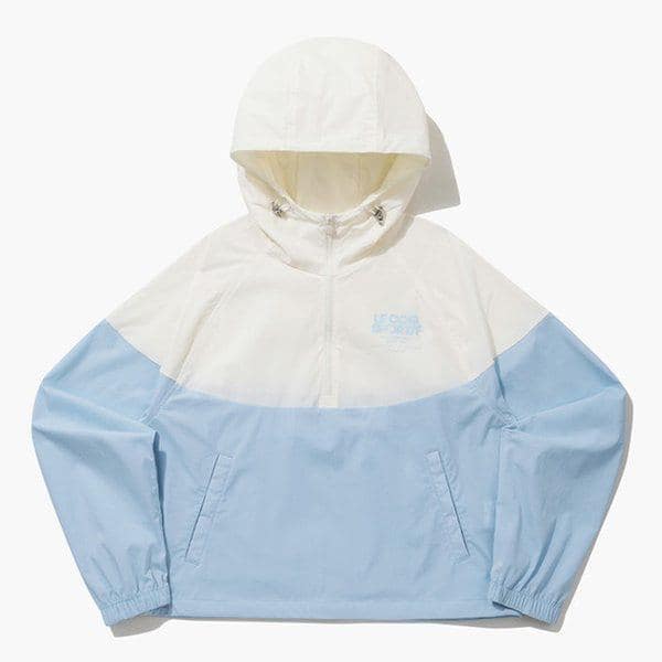 (40% OFF) ウーマンズ ストレッチ ウーブン カラーブロック アノラック (QQ122OJK27_GBL)