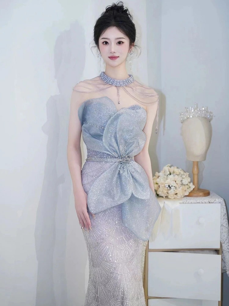 ワンピース きれいめ イブイングドレス レディース パーティードレス タイト 可愛い お花嫁ドレス 披露宴 二次会 プリンセスドレス ウェディングドレス お嬢様 ロング丈 コンサート ドレス