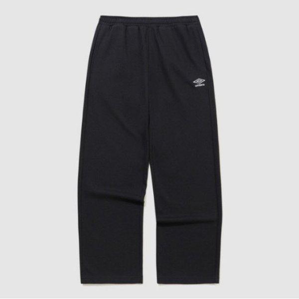 パンツ VQA UQ323CFP94-BLK エッセンシャルルーズストレートパンツ BLACK