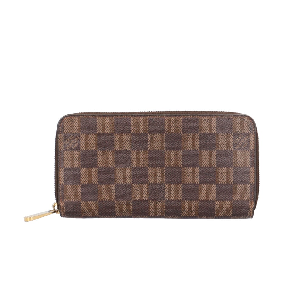 ルイヴィトン ジッピーウォレット ダミエ 長財布 ダミエキャンバス N60015 LOUIS VUITTON 中古
