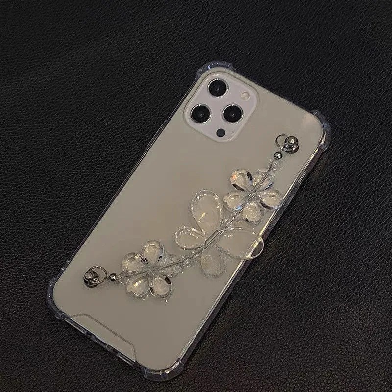 年間定番 驚きの値段で 透明な蝶の鎖 iphone12pro max iPhone11携帯電話ケース