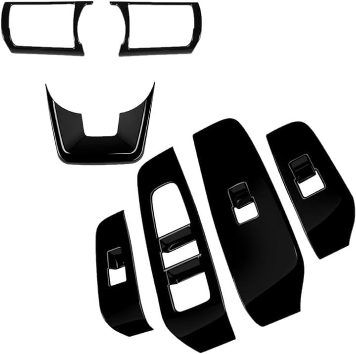 ノート E13 パーツ アクセサリー ドレスアップ 内装 ステアリングパネル ドアスイッチパネルセット( ピアノブラック)