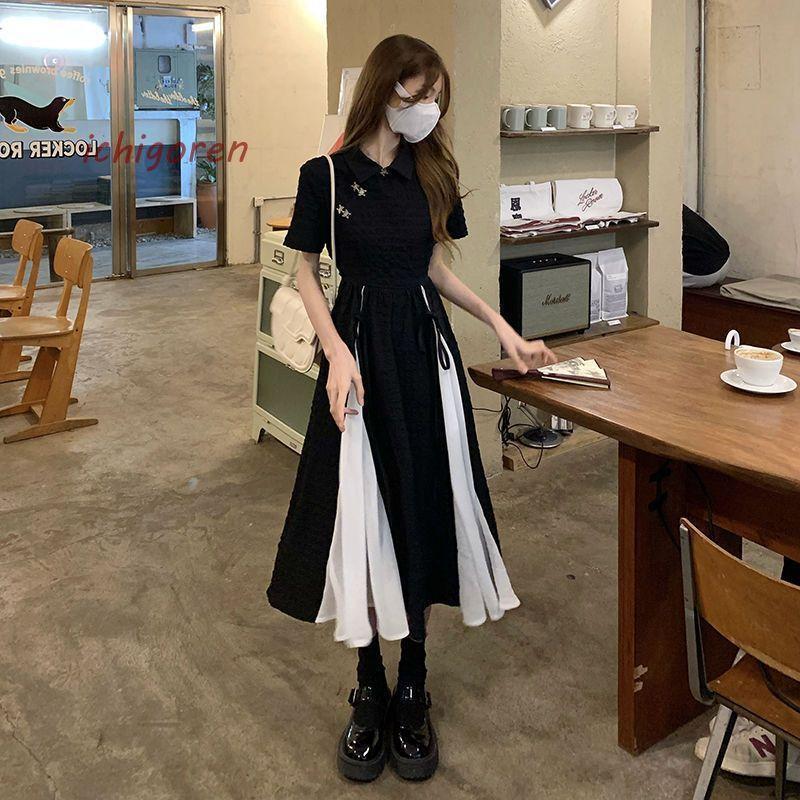 大人気！ ワンピース レディース チャイナドレス風 ロングワンピース 半袖 エレガント Aライン ドレス パーティー 夏 通勤 通学 春 夏 優雅 細身