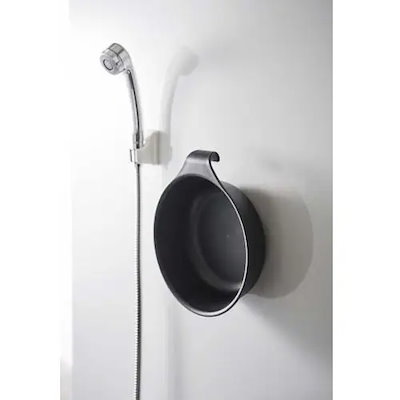 他サイト： 山崎実業 マグネット&引っ掛け湯おけ ミスト ブラックの商品画像