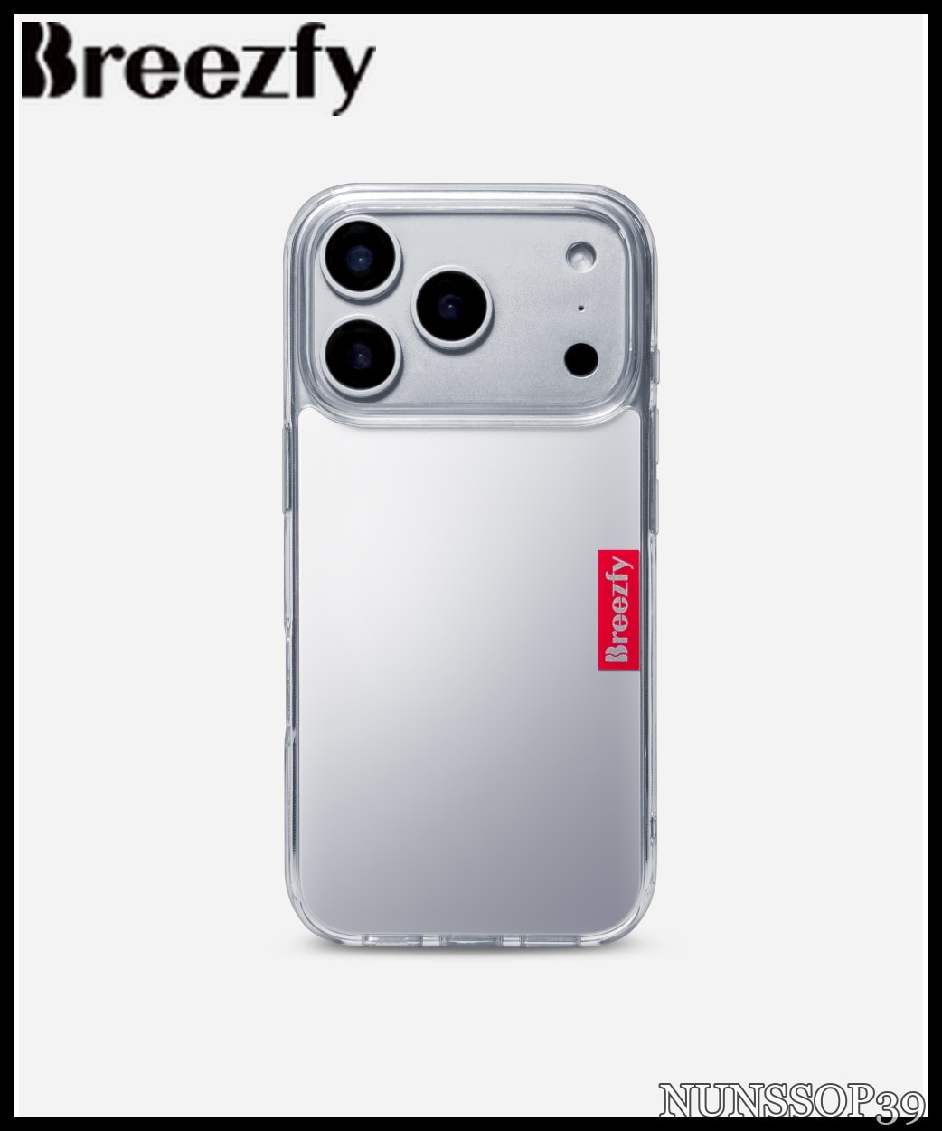 Breezfy SILVER - iPhone - Clear Frame