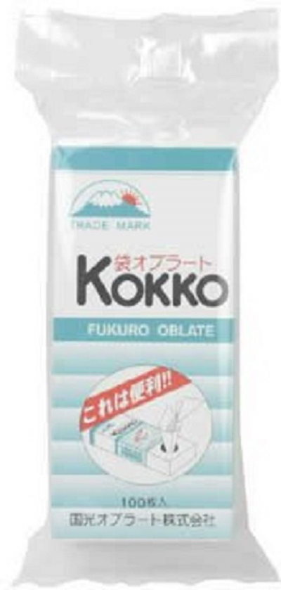 他サイト： 国光オブラート 国光オブラート袋型 100枚入 コツコウオブラトフクロ100の商品画像