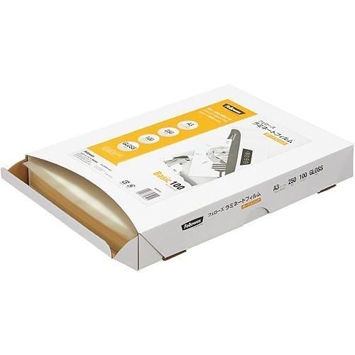 （まとめ買い）フェローズ ラミネートフィルム スタンダード ボーナスパック A3サイズ用 100ミクロン 250枚入 5849201 [x3]
