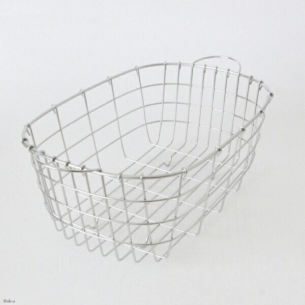 小判型洗桶専用カゴ（単品販売） /日本製 国産品 新潟県燕市 かご 籠 18-8ステンレス 丈夫 頑丈 楕円型 シンプル 定番 ロングセラー 家庭用 省スペース コンパクト 新生活 4,141円