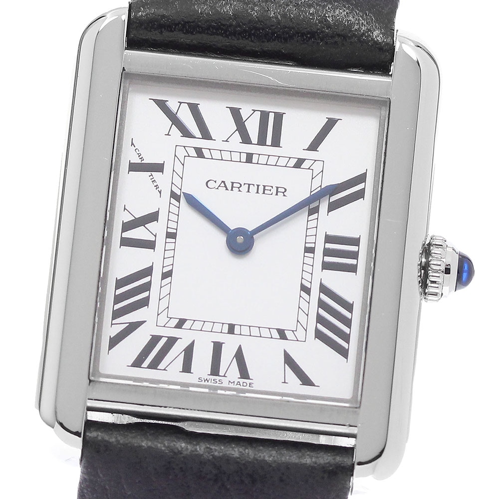 カルティエ CARTIER WSTA0030 タンクソロSM クォーツ レディース 保証書付き_961923【中古】