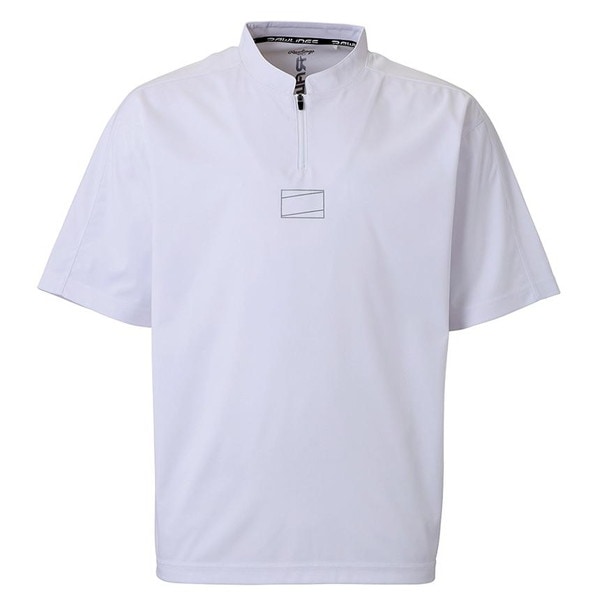 Rawlings ローリングス BLACKLABEL ブラックレーベル ウインドブロック ショートスリーブ ハーフジップレイヤー AOS15S04Z-W 半袖 4,712円