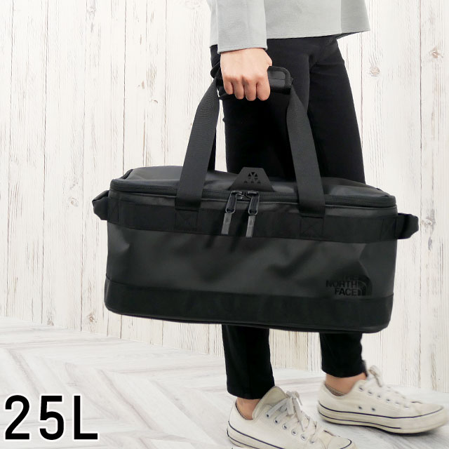 ザ・ノース・フェイス BCギアコンテナ25 バッグ 25L 収納ボックス キャンプバッグ ベースキャンプシリーズ NM82374 ブラック 黒 レッド メンズ レディース アウトドアバック かばん 鞄
