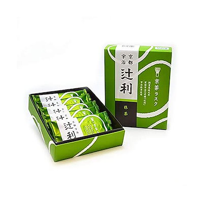 辻利 京茶ラスク 抹茶 (5枚入 和菓子)のサムネイル