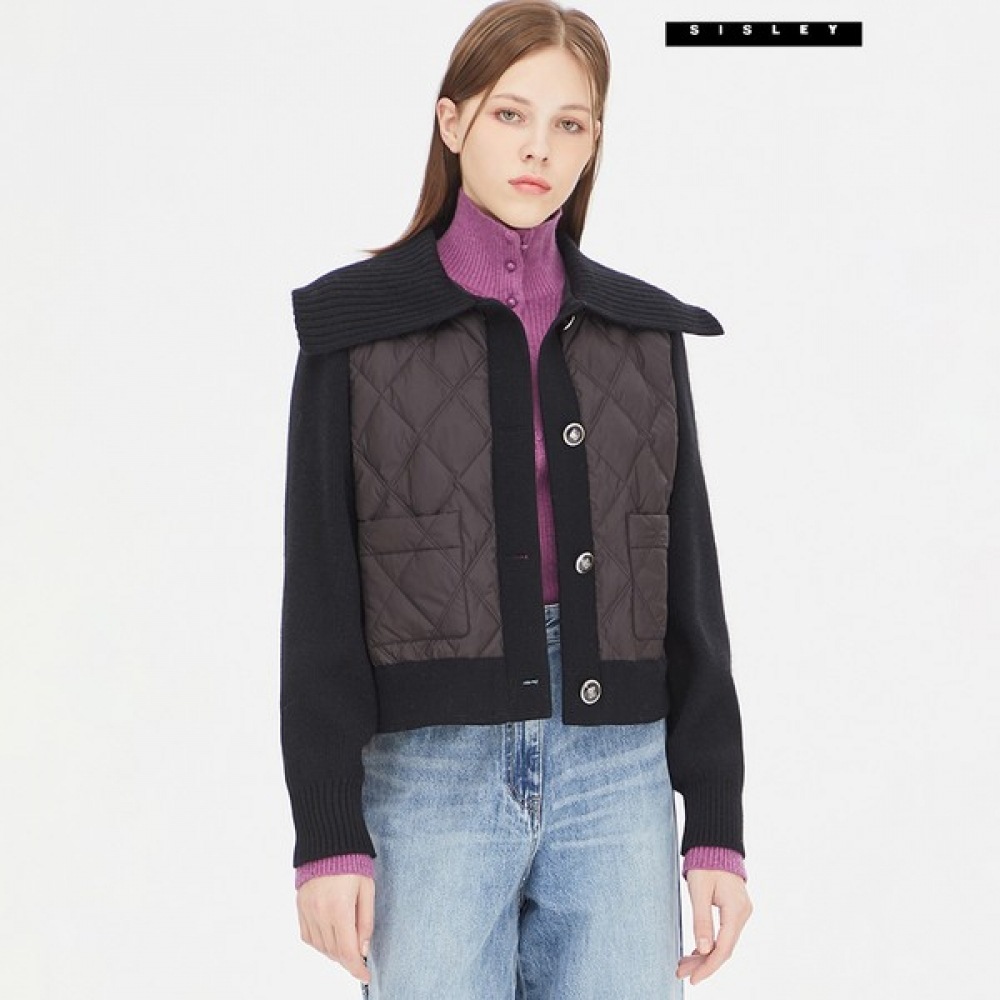 (シスレー) シスレーニューモバイルニットカラーパディング SAPD33361_BK