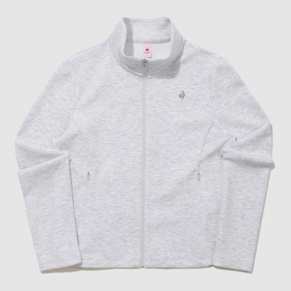ジャケット VQA QR122OFT13-WMG 女性 ダブルテンション2.0 スリムフィット スタンネック ジップアップ / WHITE MELANGE