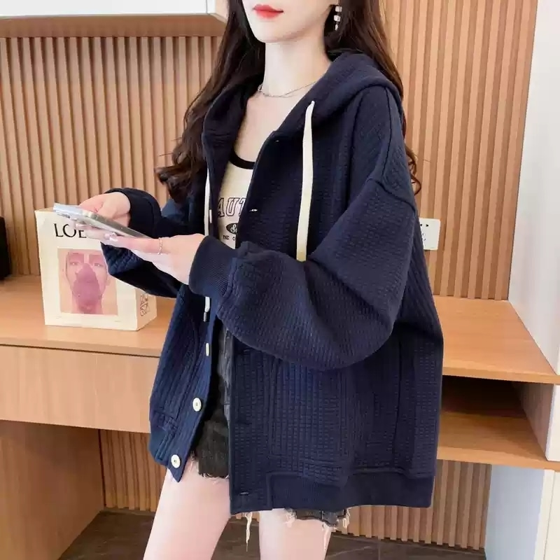 トップス アウター パーカー ジャケット 上着 スウェットジャケット フード付き 長袖 プルオーバー 前開き 厚手 大人可愛い カジュアル おしゃれ 大人女子 ガーリー 春 秋 冬 レディース 5,527円