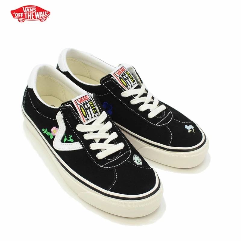 バンズ サンディ リャン スタイル 73DX（VANS X SANDY LIANG STYLE 73 DX）ユニセックス スエード スニーカー BLACK/TRUE WHITE 送料無料[BB]