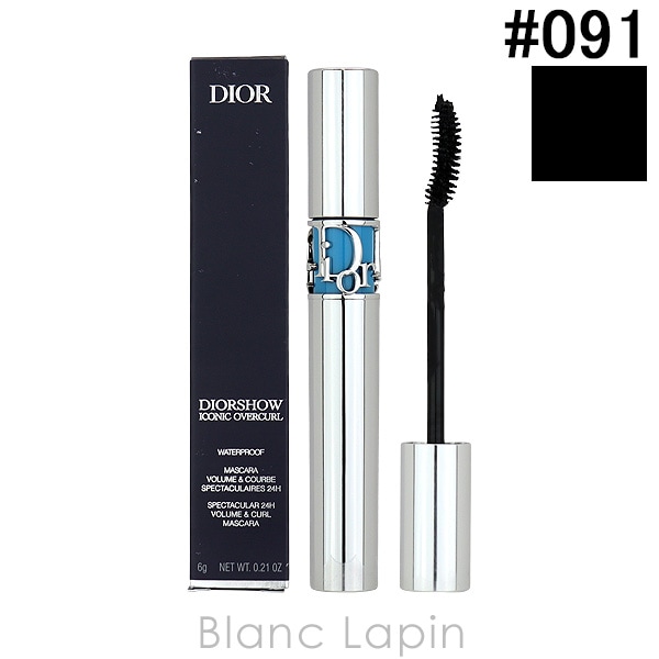 クリスチャンディオール Dior マスカラディオールショウアイコニックオーバーカールウォータープルーフ #091 ブラック 6g [561556]【メール便可】