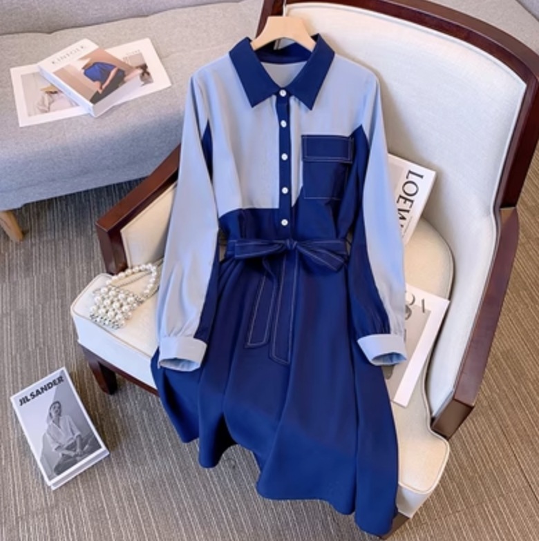 ワンピース デート シャツワンピース ミモレ ミモレ丈 袖あり 長袖 かわいい 大人可愛い きれいめ シンプル カジュアル 大人 上品 おしゃれ お洒落 主役級 存在感 春 秋 10代 20代 30代 6,199円