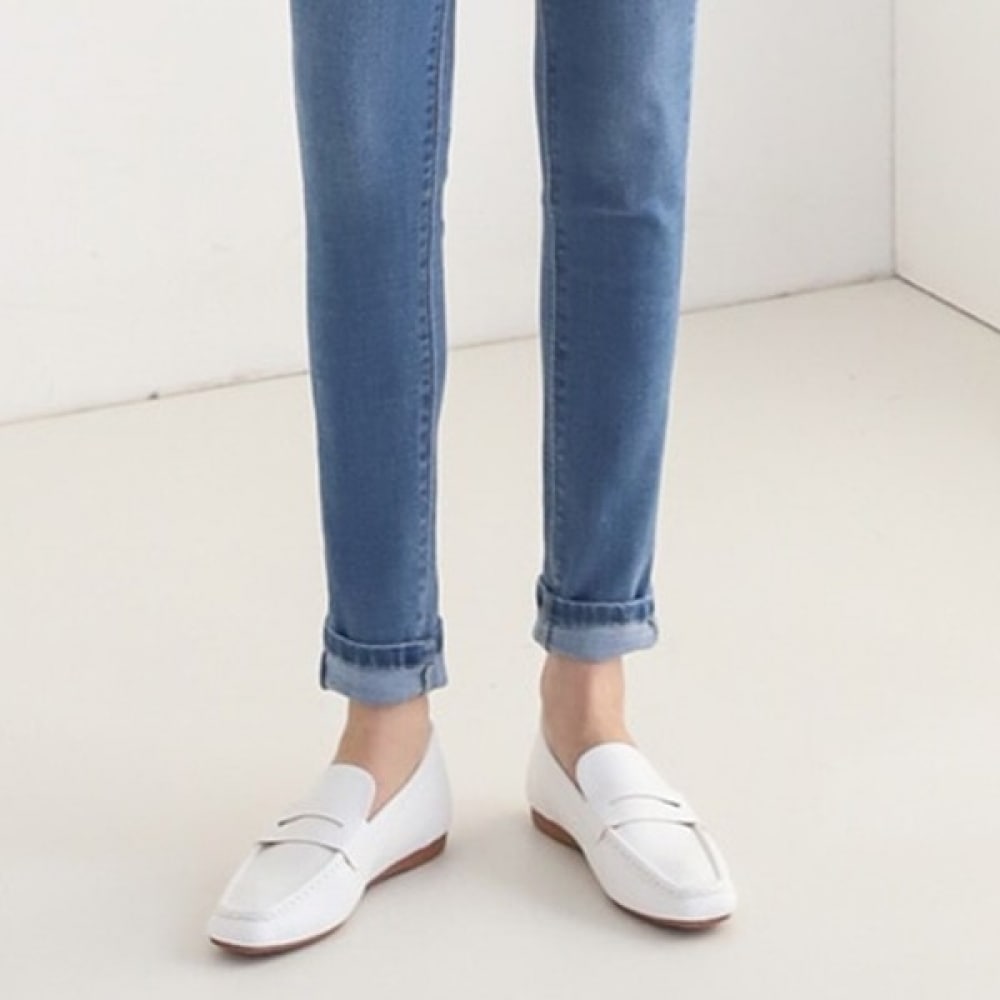 (Ninas Paris) メガネタブスクエアステッチローファー