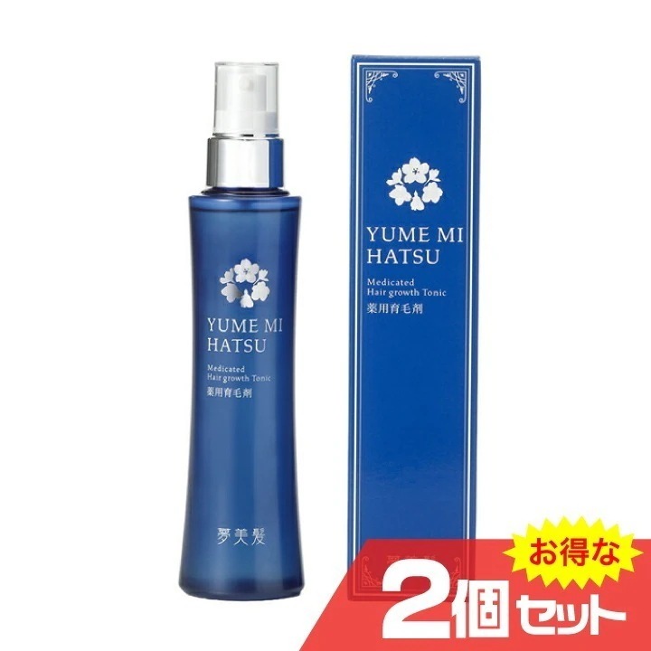 薬用育毛剤 夢美髪 ゆめみはつ 2個セット スカルプケア 頭皮 養毛 抜け毛 薄毛 フケ かゆみ 高麗人参 リフレ