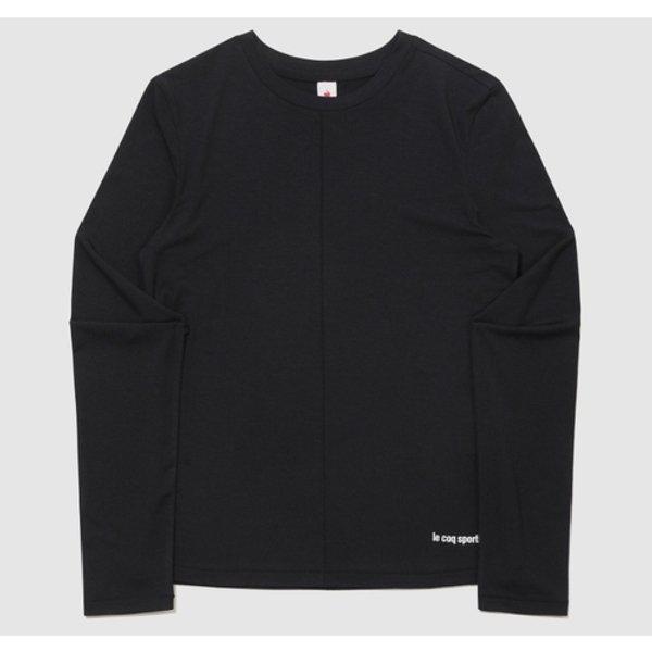 女性スリムフィットモーダル長袖Tシャツ B1 QR122ORL11 BLK CRM