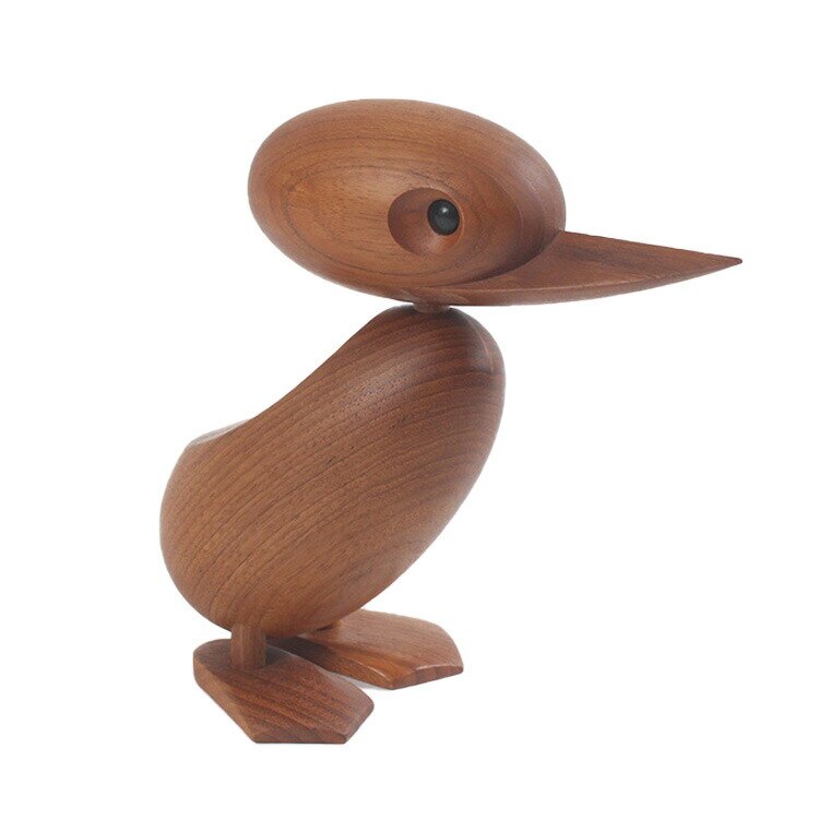 ハンスブリング アヒル ハンスブリング ダック デザイナーズ チーク あひる 木製 鳥 北欧 ナチュラル モダン おもちゃ 人形 木製玩具 オブジェ フィギュア 人形 置物 インテリア 雑貨