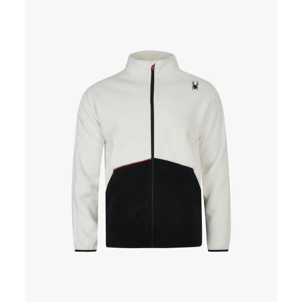 男性フリースボンディングジップアップジャケットSPJPCNFT313MWHT 3733234
