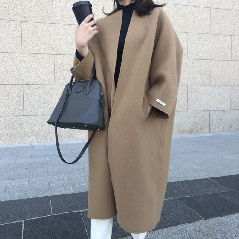 【雑誌に掲載された】 エレガンス ファッション 無地 コート