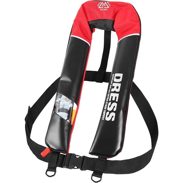DRESS 膨張式ライフジャケット サスペンダータイプ レッド 15,578円