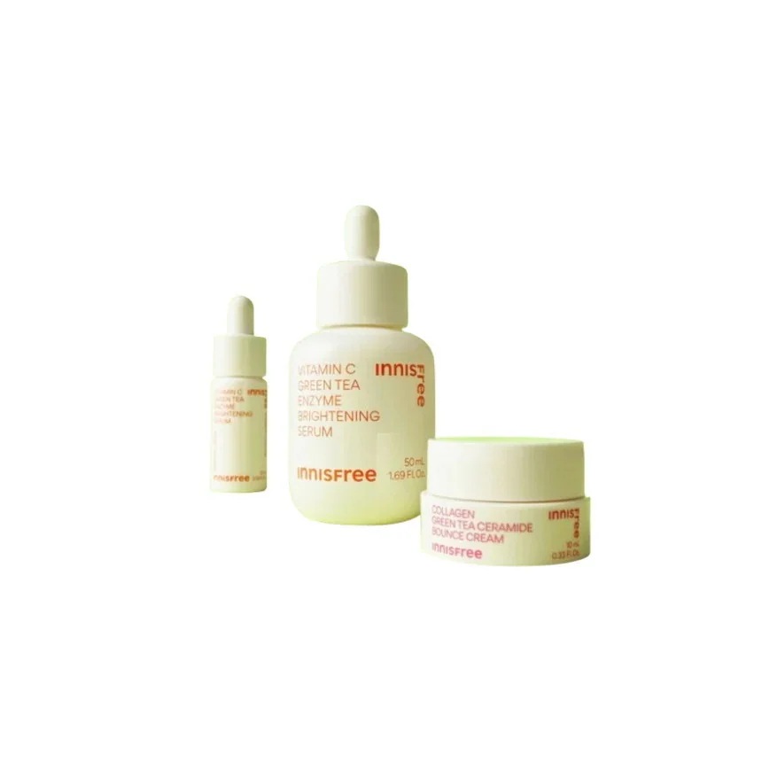 ビタCグリーンティーエンザイムブライトセラム 50ml (+セラム10ml+コラーゲングリーンティークリーム10ml 贈呈)