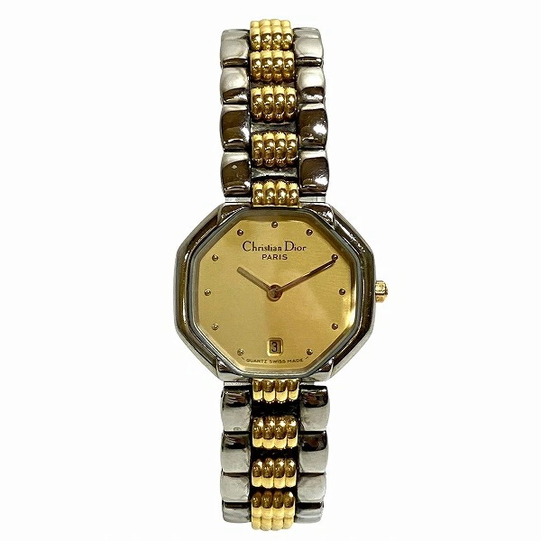 クリスチャンディオール D48.203 クォーツ オクタゴン 腕時計 レディース 【中古】 20,959円