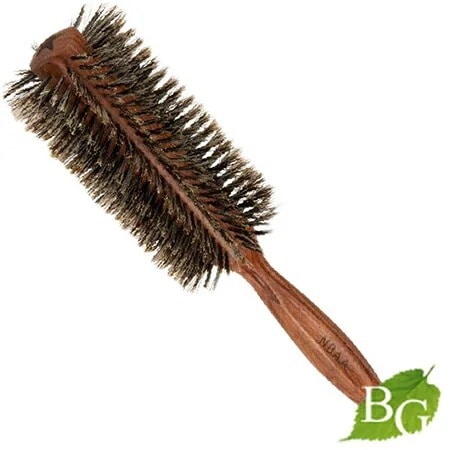 Ｎ．Ｂ．Ａ．Ａ． ソフトロールブラシ ナチュラルウッド 横幅：55mm　BSN55