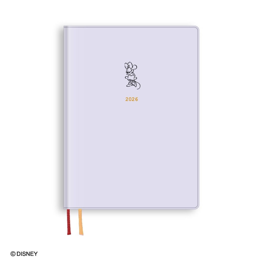 （まとめ買い）ダイゴー 手帳 2026年 ディズニー B6 ウィークリー ミニー パープル E6226 [x3]
