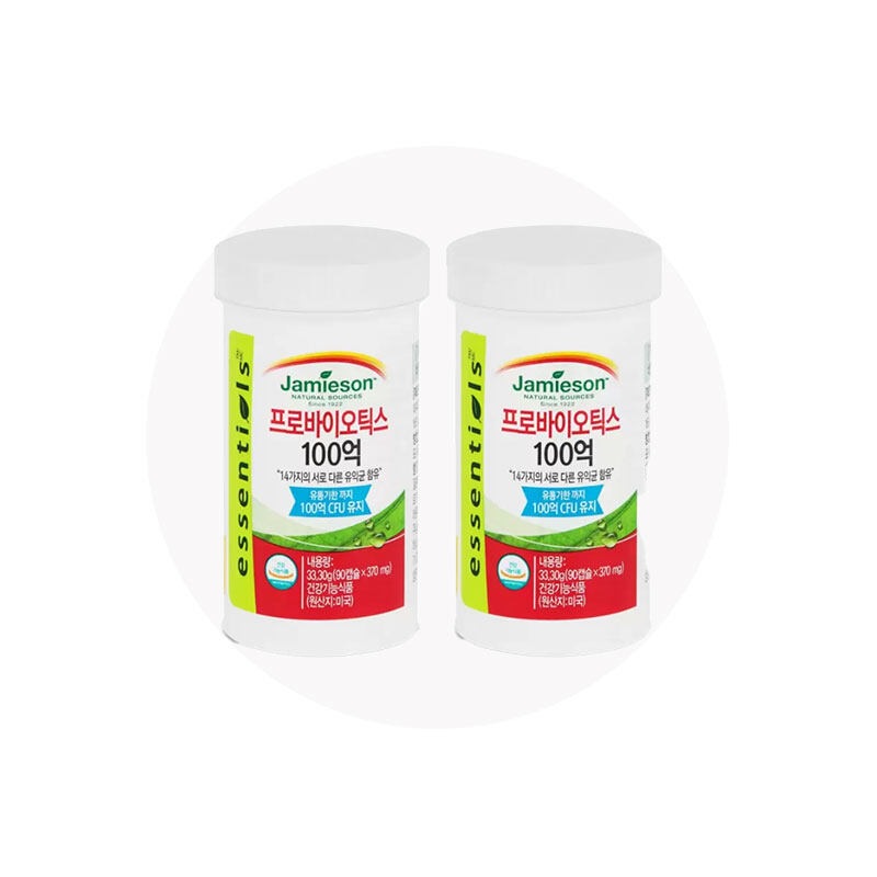 [Jamieson] Probiotics 370mg * 90capsules * 2ea 7,127円