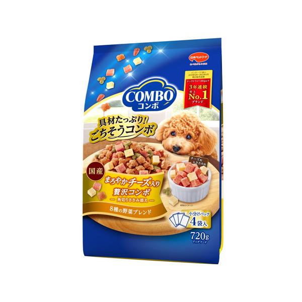 【1ケース】【お取り寄せ対象品】日本ペットフード　コンボドッグまろやかチーズ入り 720g [日本ペットフード] *12個