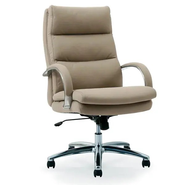 関家具 359142 グラント ベージュ ハイタイプ シルキーファイバー オフィスチェア メーカー直送