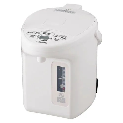 象印マホービン CV-TF22-WA VE電気まほうびん 優湯生 蒸気セーブ機能搭載 2.2L ホワイト