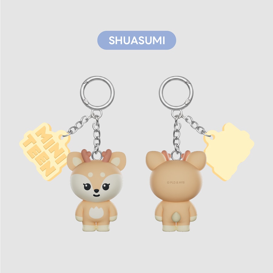 MINITEEN フィギュアスタンプ & アクリルキーホルダー セット SEVENTEENキャラクター「MINITEEN（ミニティーン）」公式ライセンス