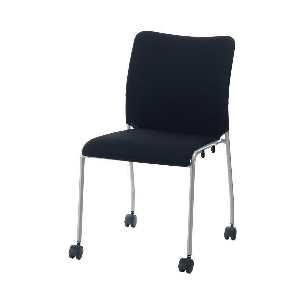 ジョインテックス 会議イス GK-30R ブラック 肘無キャスタ付 21,127円