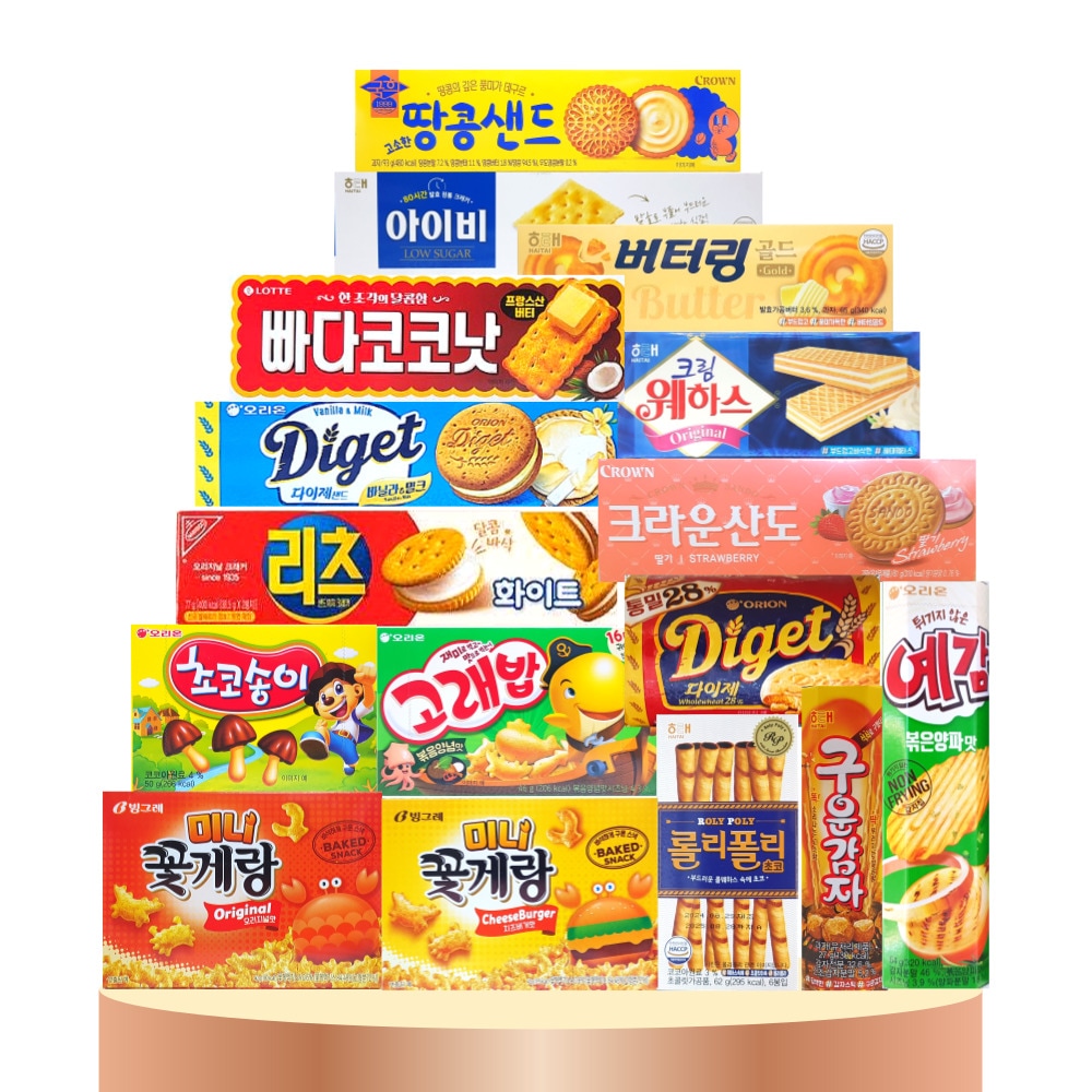 小型お菓子16種-Bセット 湯沸室 会社 事務室 学校 学生 大容量 ビスケット 茶菓 おやつ スナック