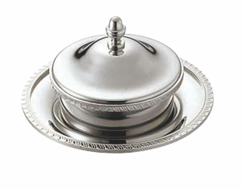 三宝産業 UK 18-8菊渕バターディッシュ