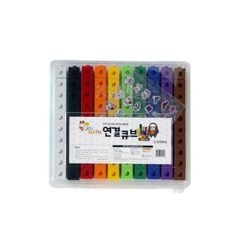 ジョイマス接続キューブ(10色100個) 学校幼稚園教区数学的創造性思考力問題解決能力