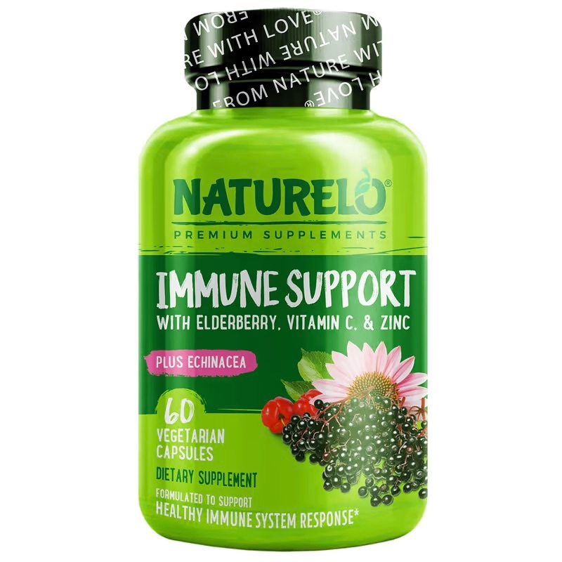 NATURELO, 環境変化に負けない体づくりをサポートするエルダーベリービタミンC亜鉛エキナセアベジカプセル60粒 5,761円