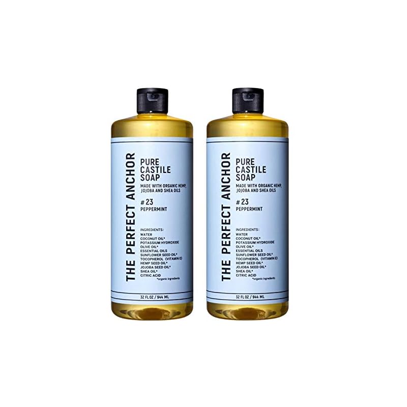 ザパーフェクトアンカー ピュアカスチールソープ ペパーミント 944ml2本セット
