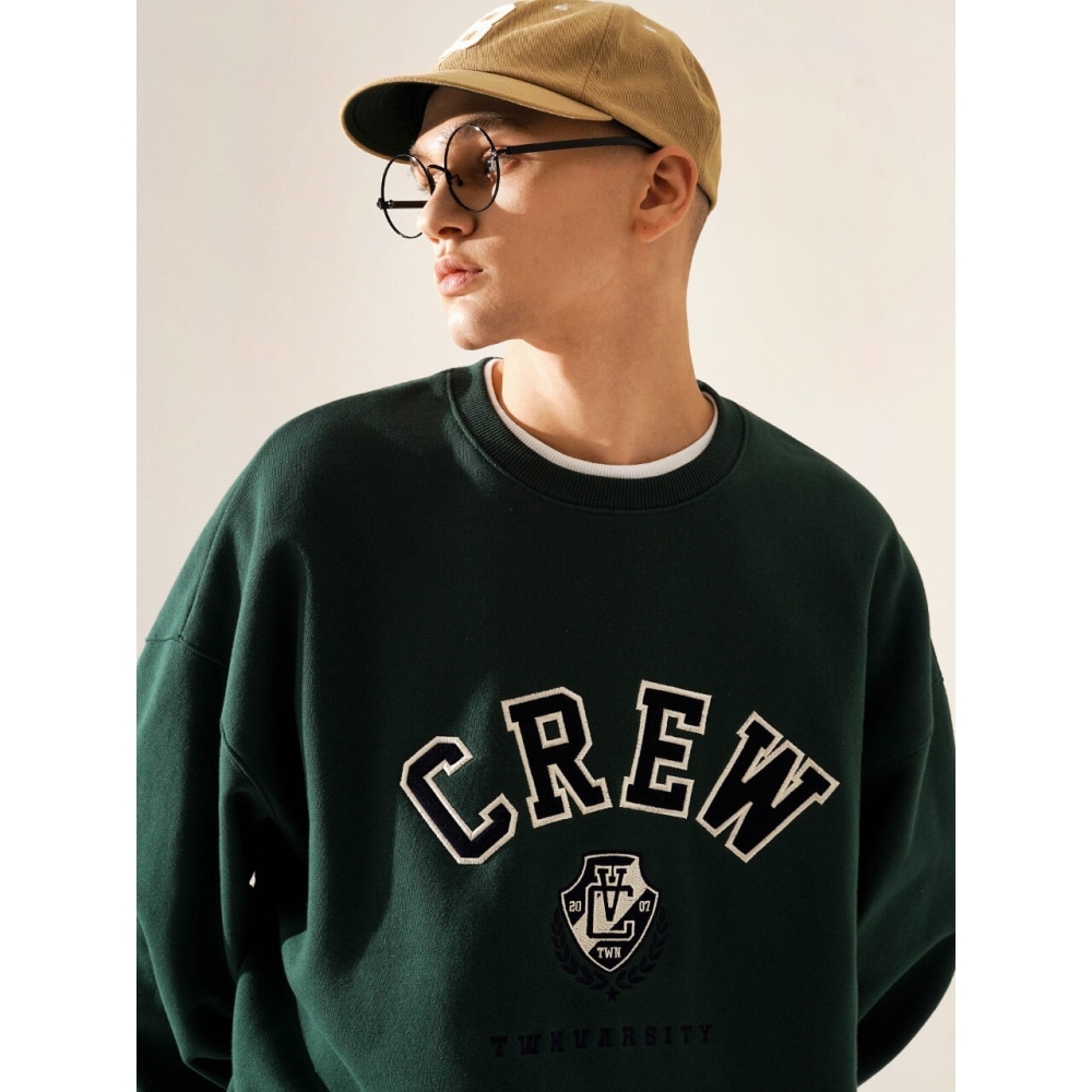ツインシティクルースウェットシャツディープグリーン EYMT3406