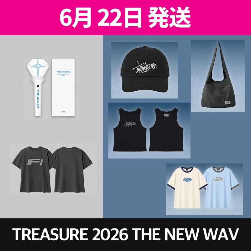 [6月22日発送][公式 現場購入] TREASURE THE STAGE 2026 NEW WAV : LIVE IN SEOUL OFFICIAL MD 2