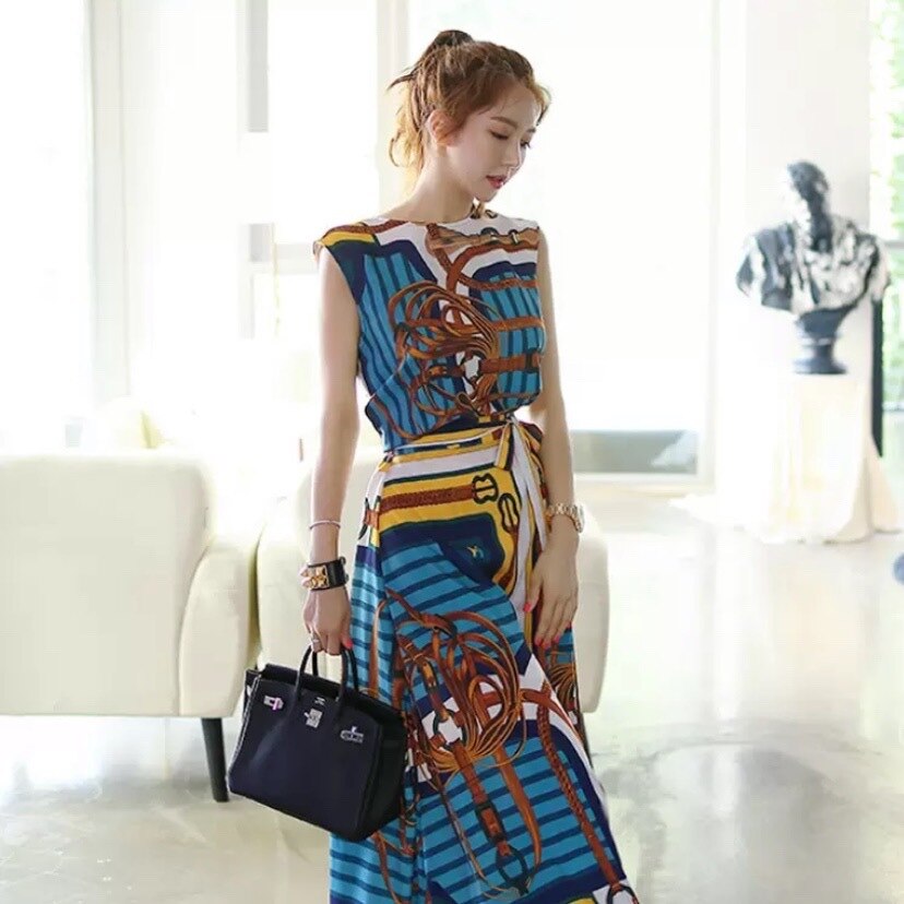 ワンピース ノースリーブ 春 夏 きれいめ ロング aライン マキシ Aライン フレア フレアスカート ロング丈 マキシ丈 スリム タイト 細身 ストレート Iライン スマート 透け感 ピンク S M