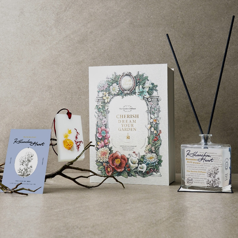 【公式】ザ・ガーデン誕生花ディフューザー 11月の花 カランコエの香り ギフトセット 350ml