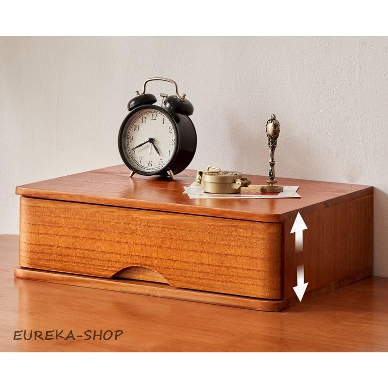 卓上収納ボックス 引き出し 木製 レターケース 多機能 大容量 ミニチェスト 木製 引き出し付き 卓上収納ケース 小物収納 机上 オフィス収納 4,417円