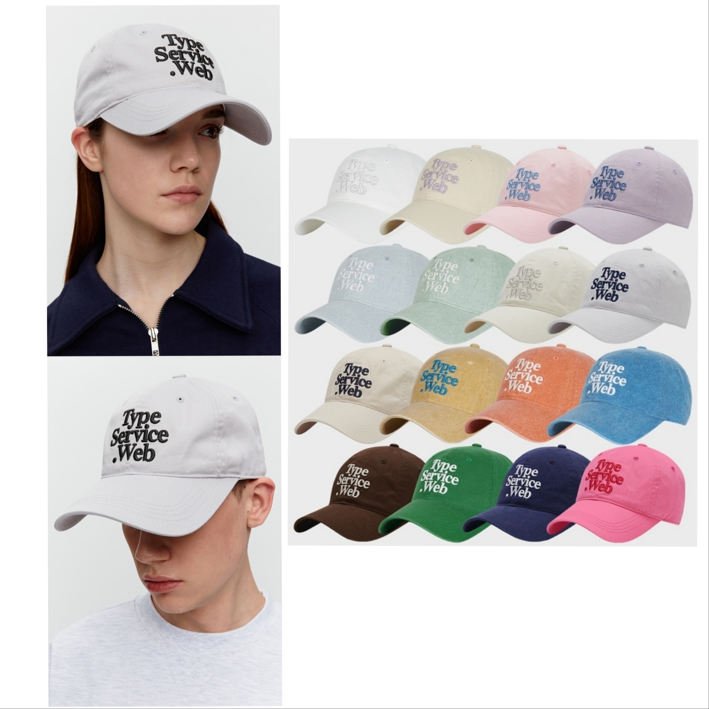 Typeservice Web Cap ロゴ ボールキャップ ロゴ キャップ [16カラー]